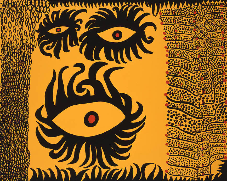 幾兆億年の果てより今日も夜はまた訪れてくるのだ―永遠の無限 草間彌生美術館-2