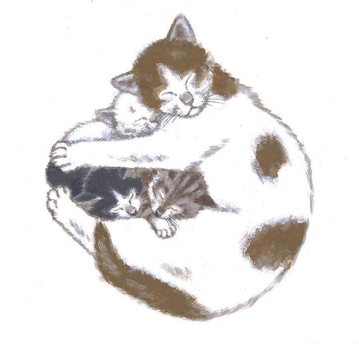 ＜企画展＞ ―童画運動の旗手― ねこの画家　安 泰（やす たい）展 安曇野ちひろ美術館-1