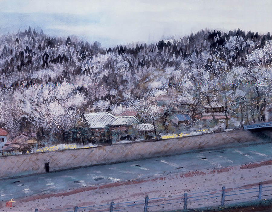 画業45周年 栗原幸彦　季(とき)の詩(うた)・生命(いのち)あるものへの讃歌 箱根・芦ノ湖成川美術館-3