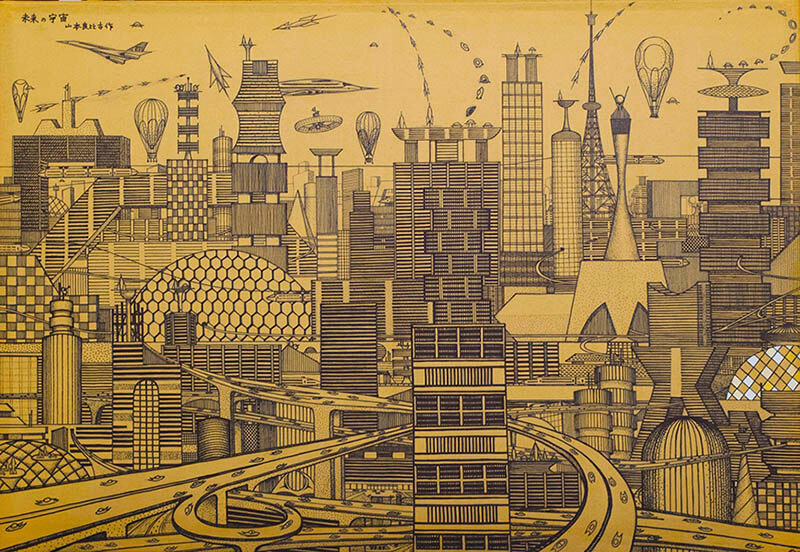 山本良比古－緻密な風景を描いた"虹の絵師" 高浜市やきものの里かわら美術館・図書館-3