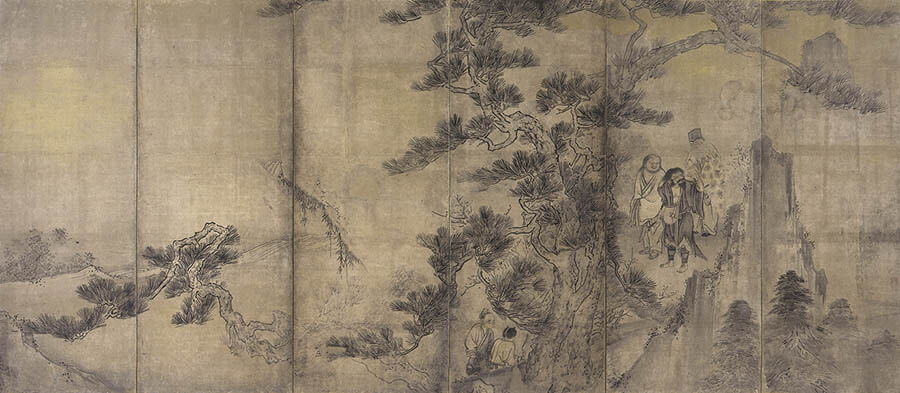 長谷川等伯展 ～屏風・襖-大画面作品を中心に～ 石川県七尾美術館-9