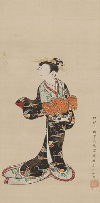 美を競う　肉筆浮世絵の世界 京都文化博物館-2
