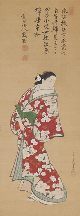 美を競う　肉筆浮世絵の世界 京都文化博物館-3