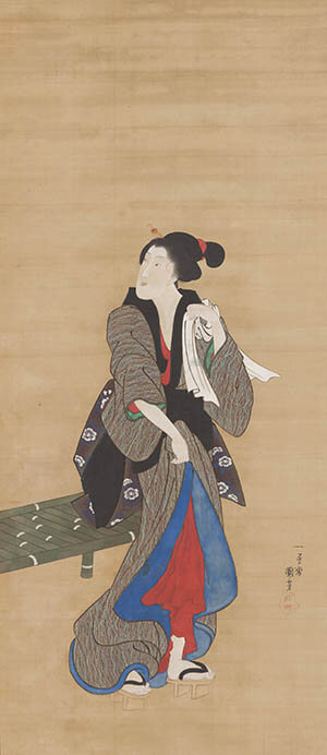 美を競う　肉筆浮世絵の世界 京都文化博物館-4