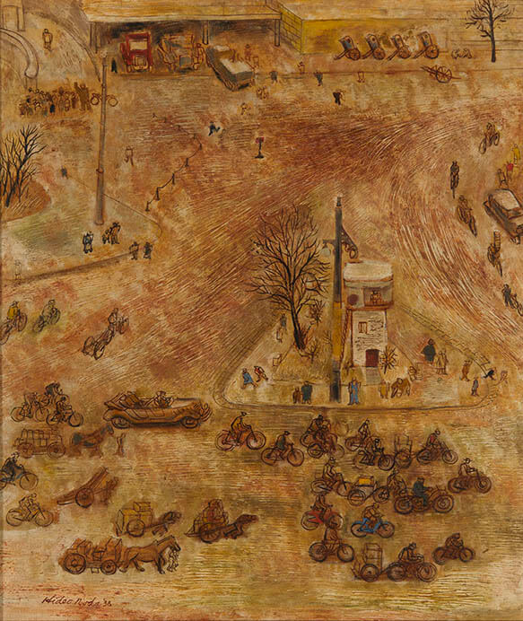 館蔵品展 アヴァンギャルド画家たちの東京 板橋区立美術館-2