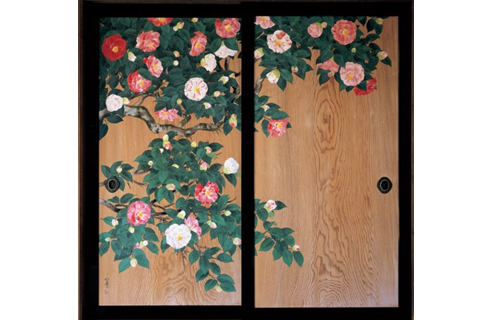 金閣寺方丈杉戸絵奉納10周年記念 いのち賛歌「森田りえ子展」 相国寺承天閣美術館-2