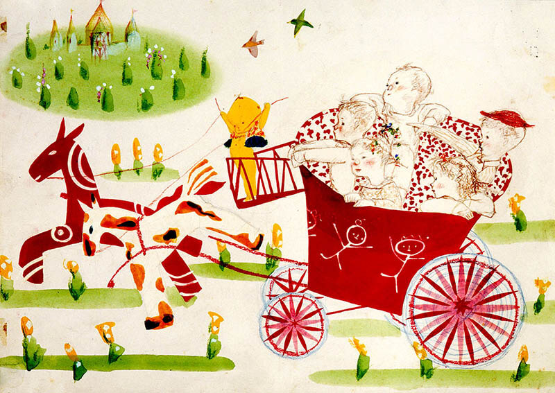 ＜企画展＞ 童画の国のパイオニアたち ―日本童画家協会の7人― 安曇野ちひろ美術館-4