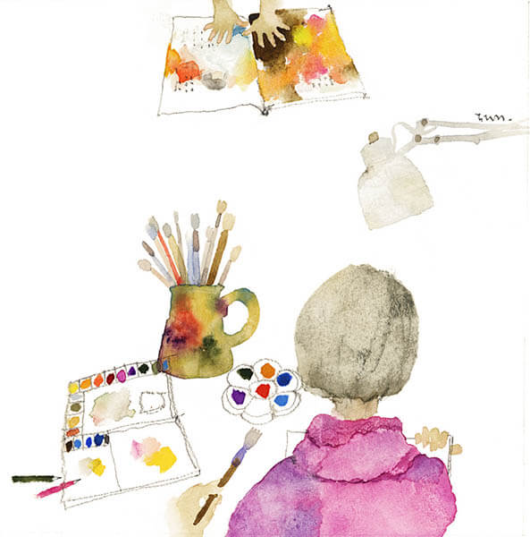 ちひろ・ていねいなくらし 安曇野ちひろ美術館-6