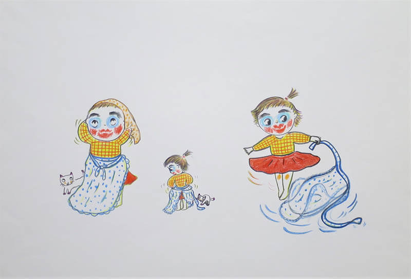 夏休み企画 ねじめ正一コレクション絵本原画展 本間美術館-5