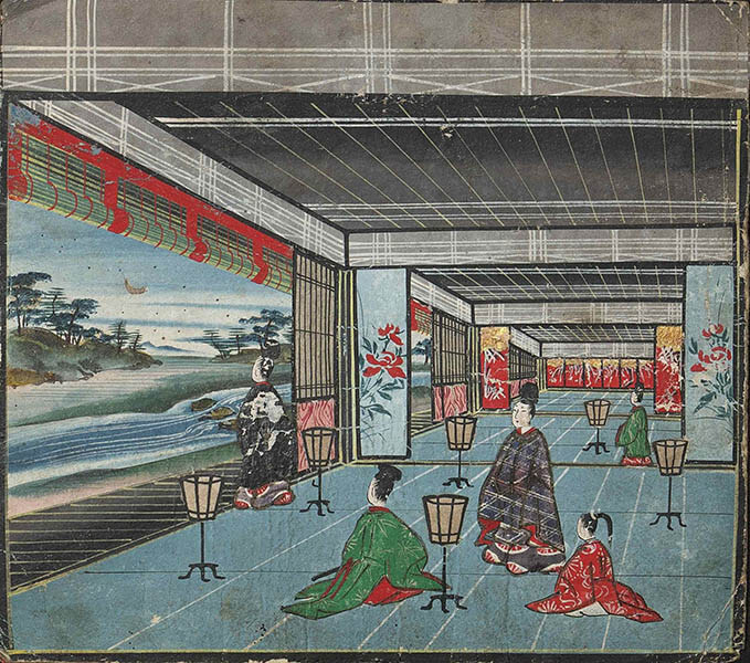 洋風画と泥絵　異国文化から生れた「工芸的絵画」  日本民藝館-3