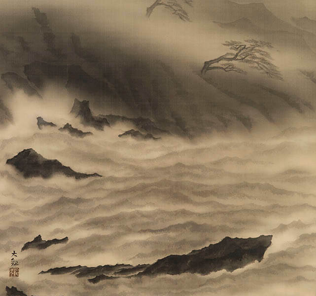 大観と春草 ー東京画壇上洛ー 福田美術館-9