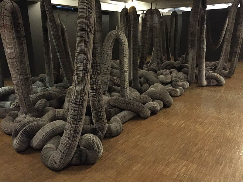 雲巻雲舒（うんかんうんじょ）―現代中国美術展・紙 市原湖畔美術館-2