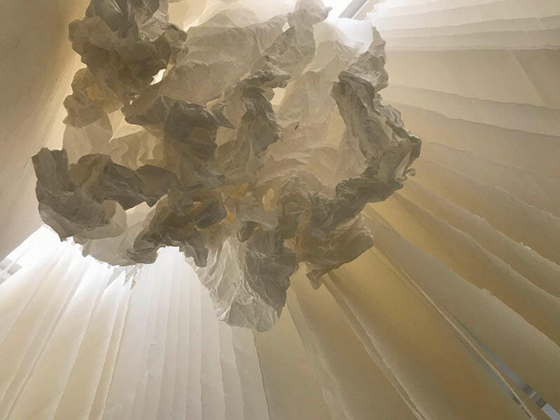 雲巻雲舒（うんかんうんじょ）―現代中国美術展・紙 市原湖畔美術館-3