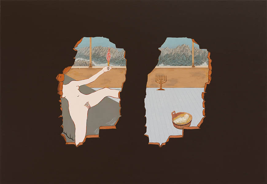 若江漢字 絵画 克服される現在 カスヤの森現代美術館-2