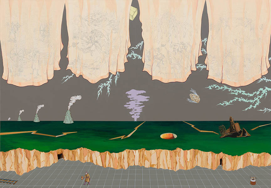 若江漢字 絵画 克服される現在 カスヤの森現代美術館-3