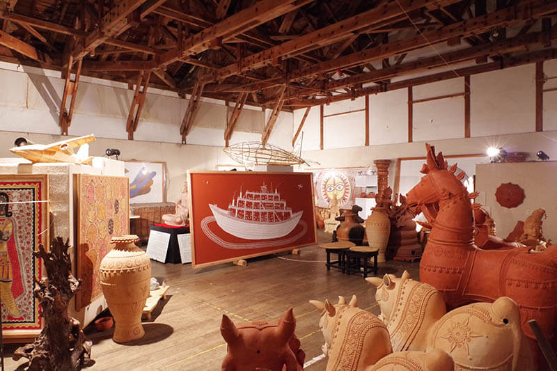 ミティラー美術館コレクション展  インド コスモロジーアート 自然と共生の世界 たばこと塩の博物館-12