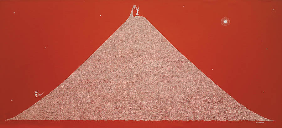 ミティラー美術館コレクション展  インド コスモロジーアート 自然と共生の世界 たばこと塩の博物館-6