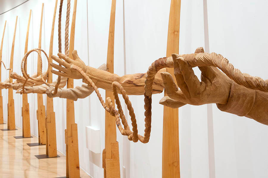 開館20周年記念アートラボ  黒蕨壮彫刻展 刻まれたリアリティ 鹿児島県霧島アートの森-1