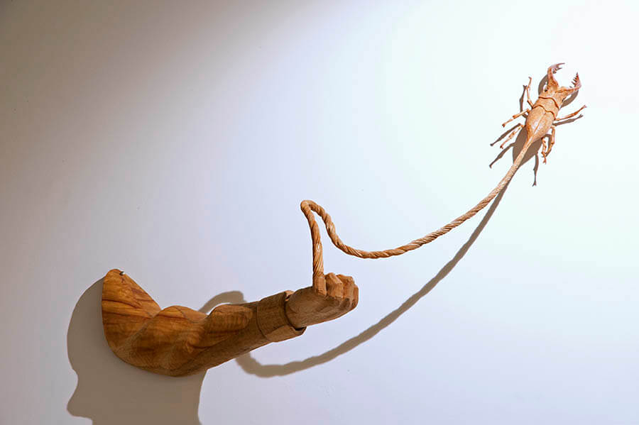 開館20周年記念アートラボ  黒蕨壮彫刻展 刻まれたリアリティ 鹿児島県霧島アートの森-2