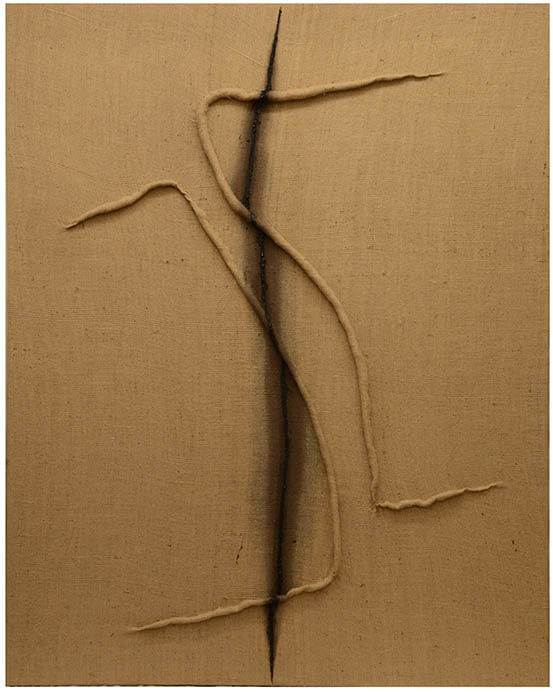 前川 強　ドンゴロスは生かされている。 色と形と物質による純粋抽象表現で発言する。 軽井沢ニューアートミュージアム-6