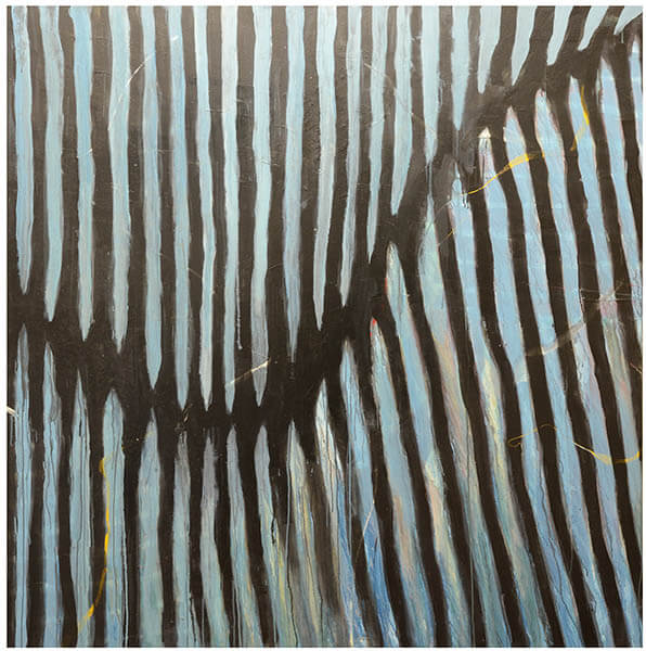 前川 強　ドンゴロスは生かされている。 色と形と物質による純粋抽象表現で発言する。 軽井沢ニューアートミュージアム-2