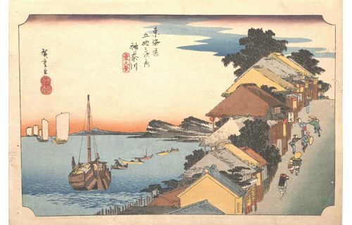 常設展　水辺(みずべ)の風景－北斎・広重・国芳－ 和泉市久保惣記念美術館-4