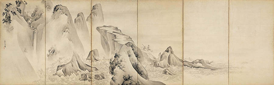 企画展 モノクロームの冒険 －日本近世の水墨と白描－ 根津美術館-2