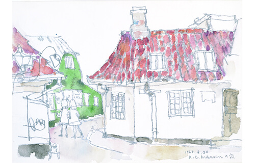 ちひろ ちひろのスケッチ紀行 | 安曇野ちひろ美術館 | 美術館・展覧会情報