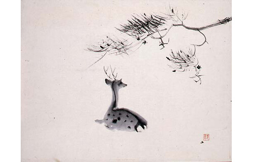 堂本印象生誕125年 「鮮やかなる筆の技　―信貴山成福院の襖絵―」 京都府立堂本印象美術館-3