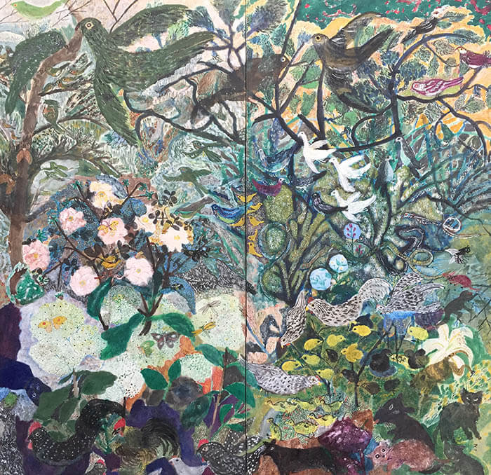 わしゃ、今が花よ　70歳で開花した絵心　丸木スマ展 ベルナール・ビュフェ美術館-5