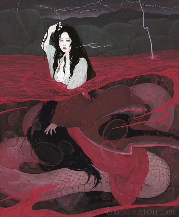 奇想の国の麗人たち　～絵で見る日本のあやしい話～ 弥生美術館-2