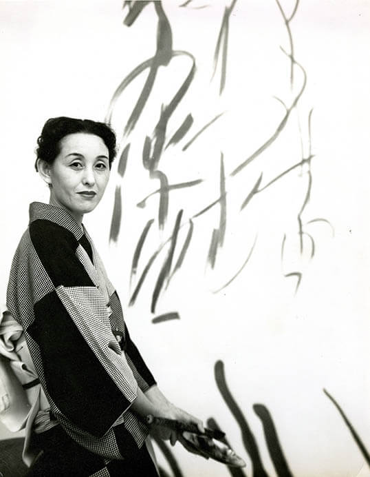 篠田桃紅展 とどめ得ぬもの　墨のいろ　心のかたち そごう美術館-14