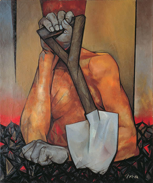 九州洋画Ⅱ：大地の力–Black Spirits 久留米市美術館-10