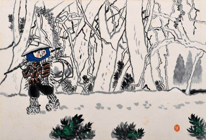 生誕111年　赤羽末吉展　絵本への一本道 安曇野ちひろ美術館-5