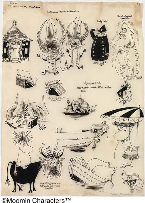 ムーミン コミックス展 ひろしま美術館-2