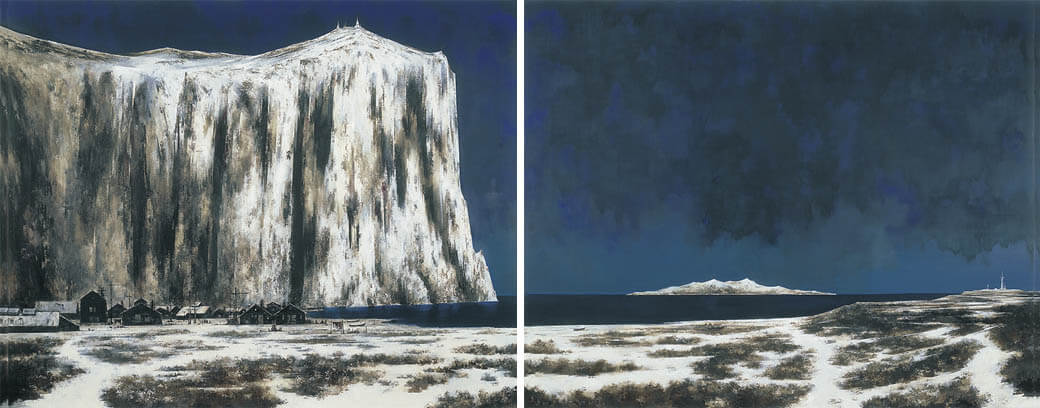 日本画家 羽生輝展　悠久の岬を望む 北海道立近代美術館-2