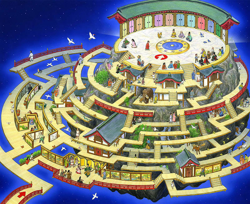 時の迷路と瓦の歴史　～香川元太郎の世界～ 高浜市やきものの里かわら美術館・図書館-1