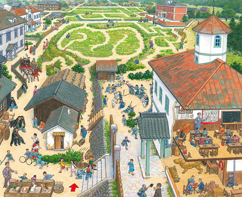 時の迷路と瓦の歴史　～香川元太郎の世界～ 高浜市やきものの里かわら美術館・図書館-2