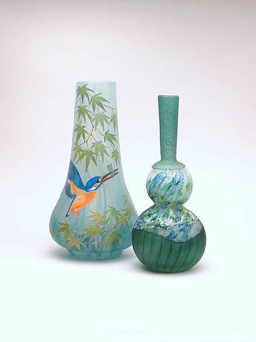 元木貴信・庸子 ガラス展 北澤美術館-1