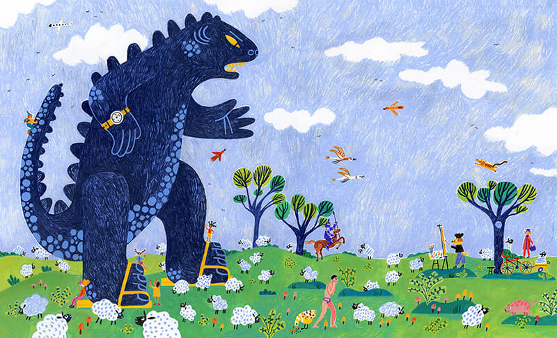 2021イタリア・ボローニャ国際絵本原画展 西宮市大谷記念美術館-4