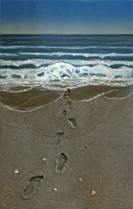 清須ゆかりの作家 鈴木田俊二　抽象、そして砂の画家へ 清須市はるひ美術館-1