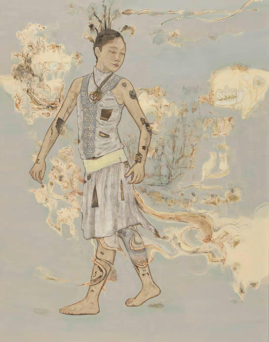 現代日本画名品選II  ひとを描く―多様なモチーフとともに― 足立美術館-3