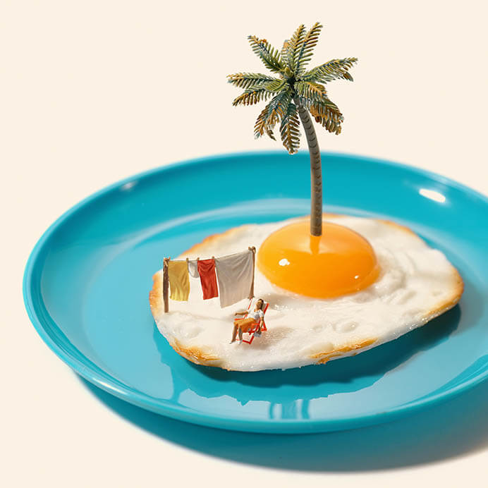 ミニチュアライフ展2　田中達也　見立ての世界 上田市立美術館-5