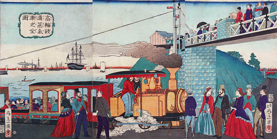 はこぶ浮世絵 ―クルマ・船・鉄道 太田記念美術館-11