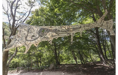 淺井裕介-絵の種 土の旅 彫刻の森美術館-12