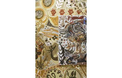 淺井裕介－絵の種 土の旅 彫刻の森美術館-5