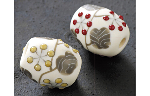 いまここに咲く現代トンボ玉　ガラスの華 トンボ玉展2016 北澤美術館-1