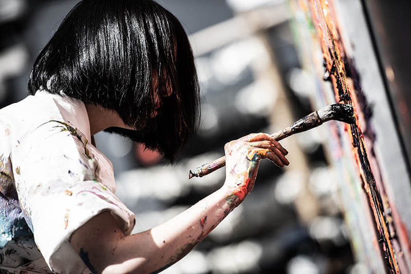 小松美羽展　岡本太郎に挑む―霊性とマンダラ 川崎市岡本太郎美術館-5