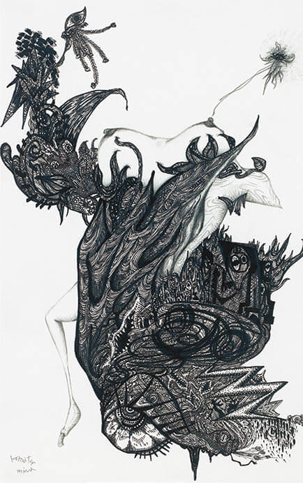 小松美羽展　岡本太郎に挑む―霊性とマンダラ 川崎市岡本太郎美術館-7