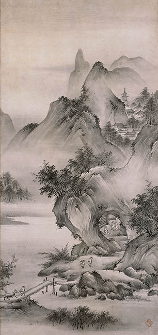 禅寺に伝わるものがたり Ⅰ期 仏教説話と漢故事 Ⅱ期 無外如大尼生誕八百年記念 女性と仏教 相国寺承天閣美術館-6